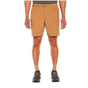 Eddie Bauer Men's Ripstop Tech Short Brown Sugar XL